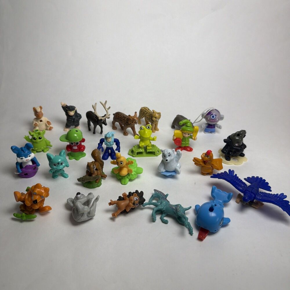 25 Kinder Surprised Toy Animals & People  Various Species Collection